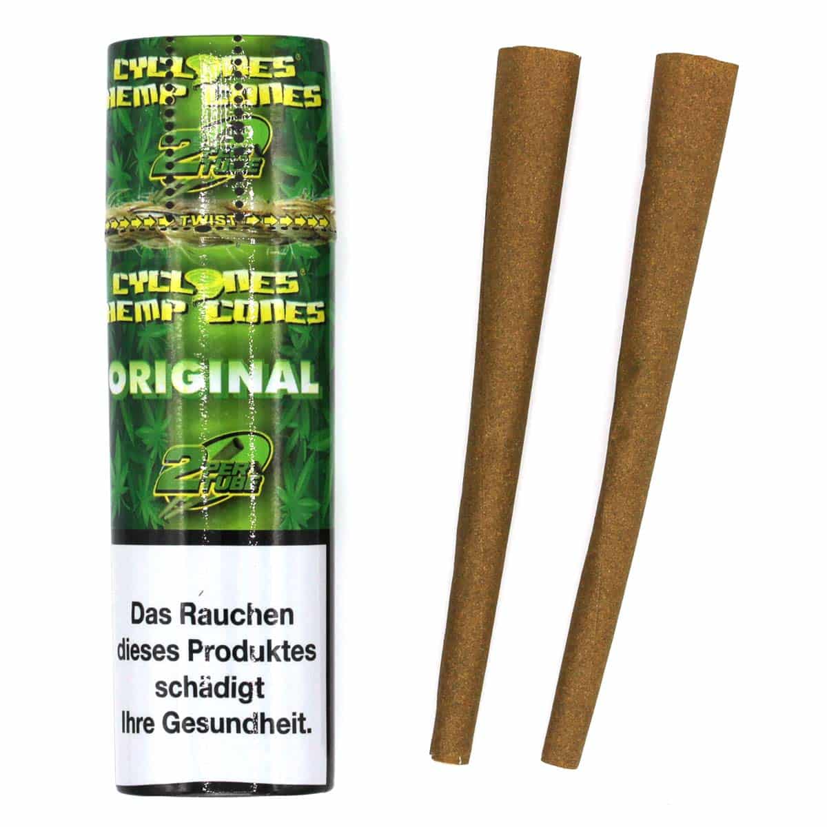Dutinky CYCLONES Hemp Blunt Cones Original - 2ks